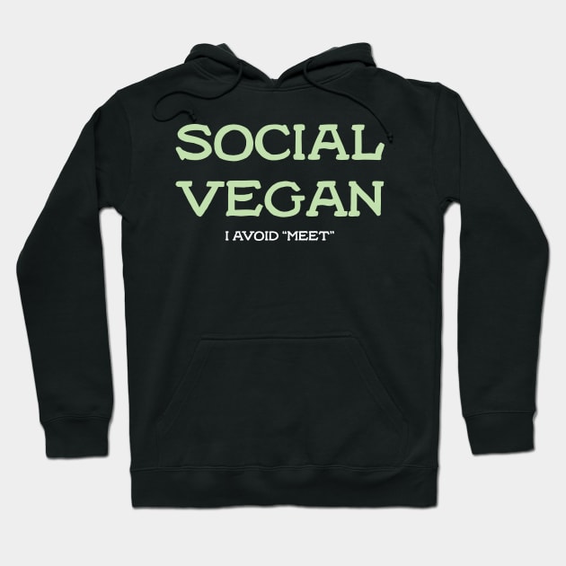 Social Vegan Hoodie by WMKDesign